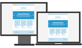 サイトが正しく表示されるか確認